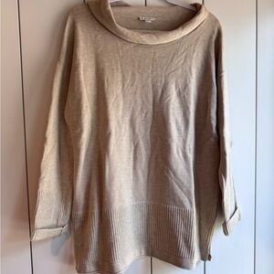 J. Jill Cream Cowl Neck Sweater